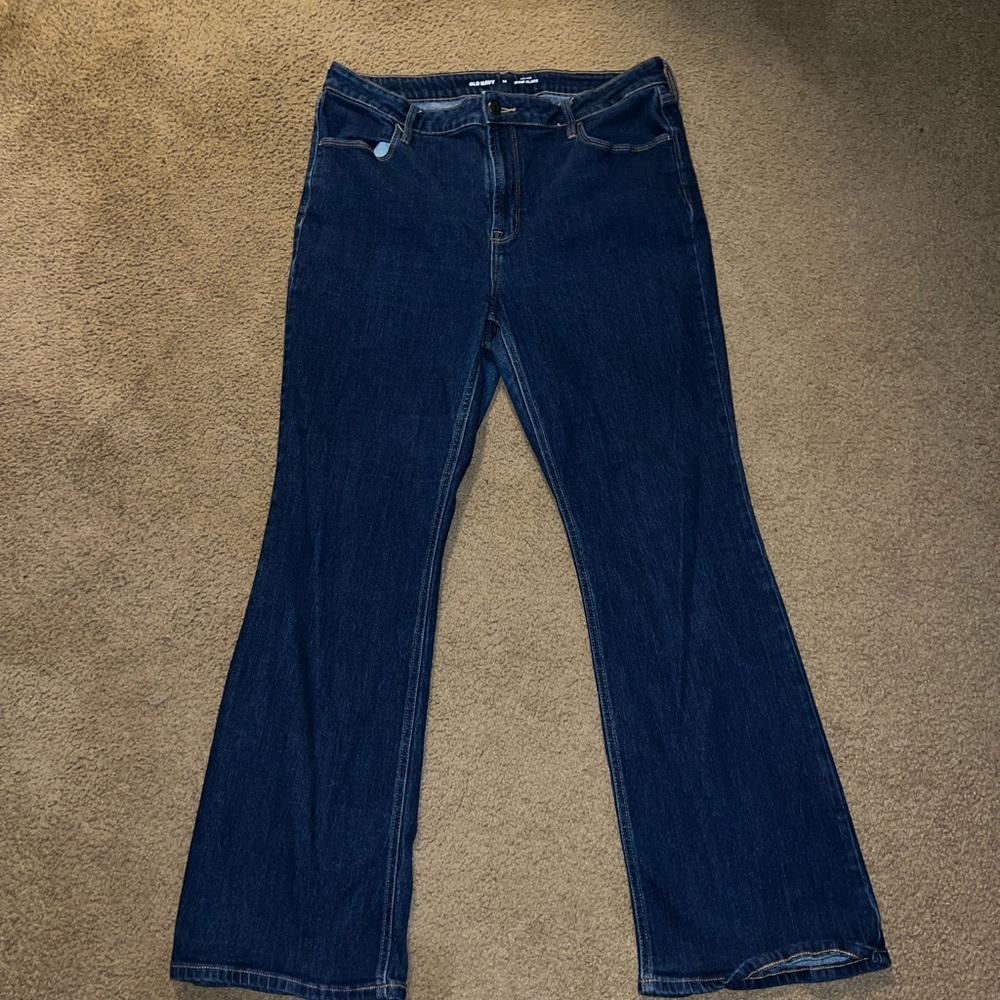 Old Navy Dark Blue Flare Jeans